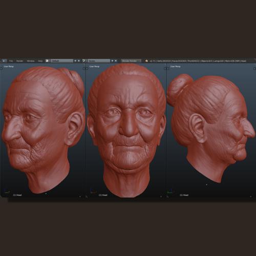 Old Woman (sculpt)