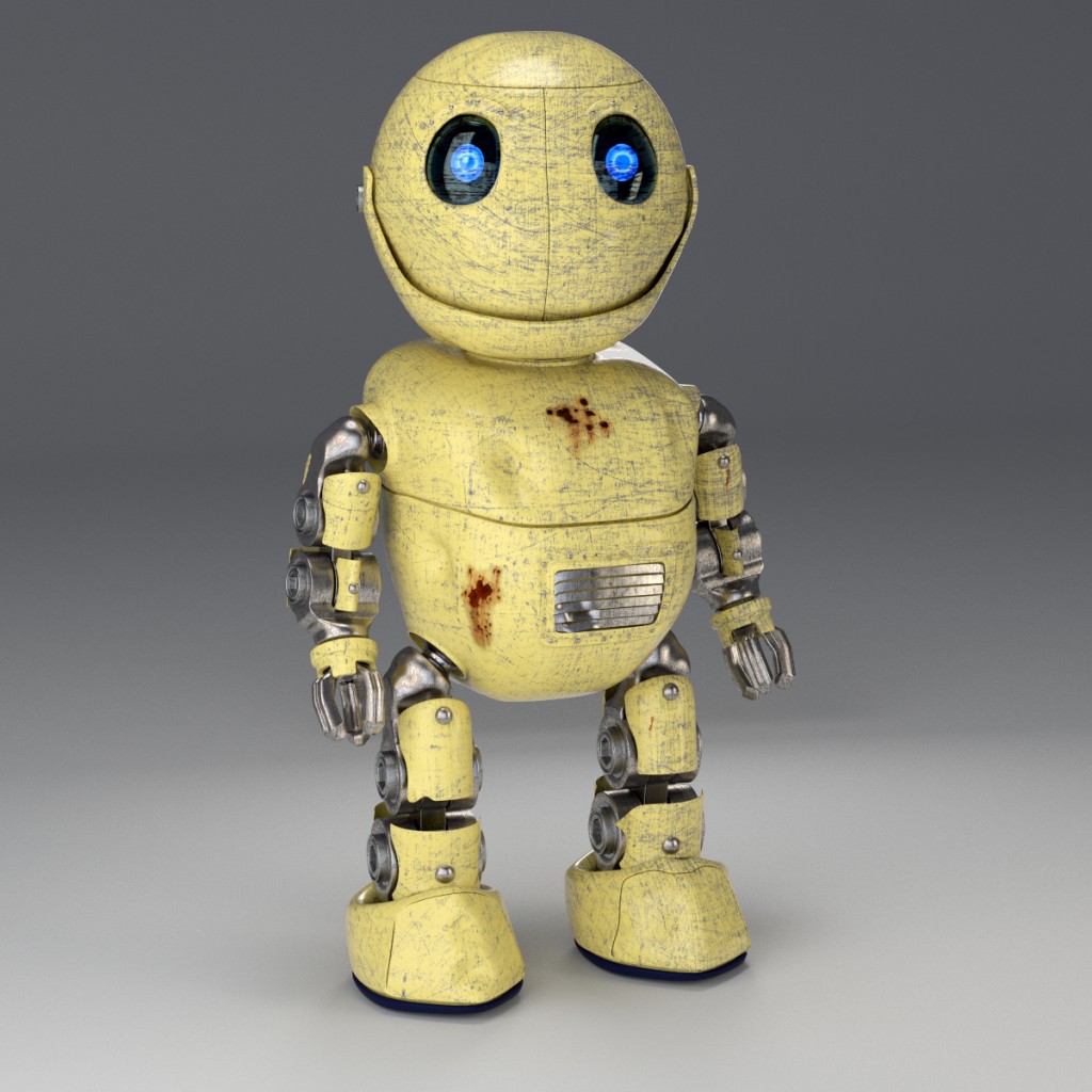 Friendy Robot, Mesh only