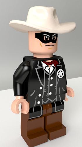 Lone Ranger LEGO Minifig