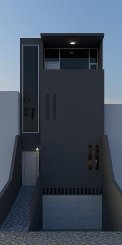 Black House 3 Level With Garage Basement