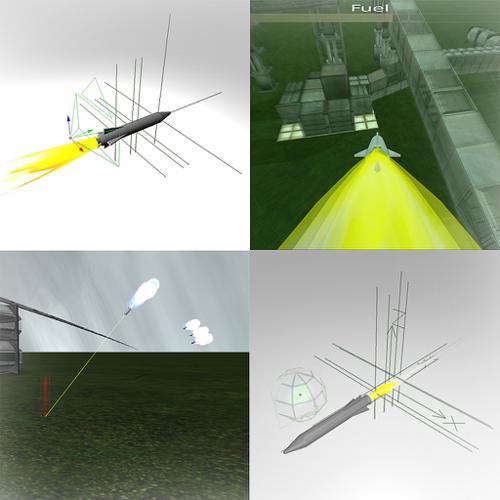 Blender Game Engine Rockets
