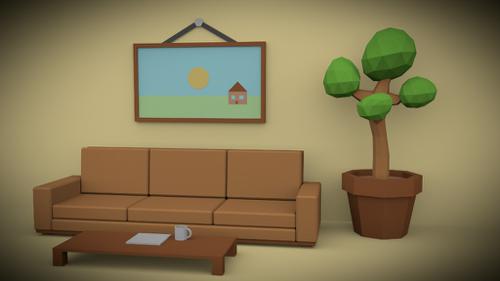 Couch scene