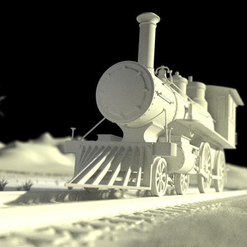 Steam Train - Mesh Only