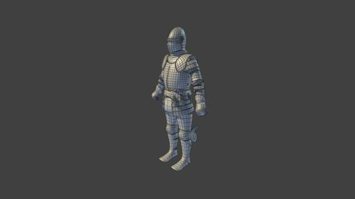 Knight medieval no textures