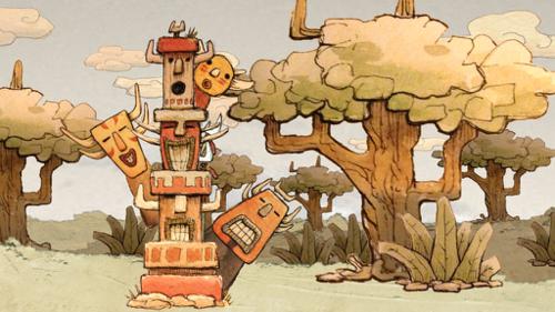 Tribal Scene - Blender Cutout Animation Workshop