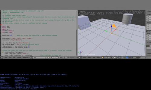 Cubemap Render Python Script