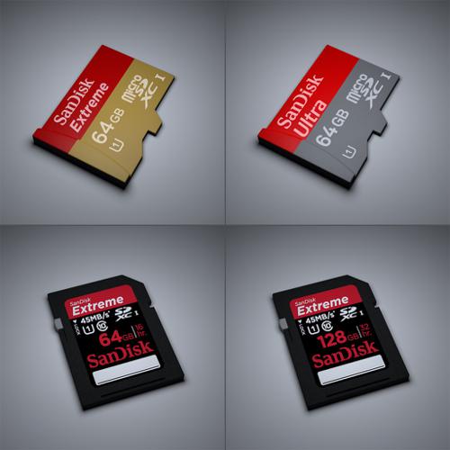 SanDisk's microSD, SD Card