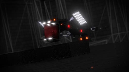 Futuristic interchangeable payload vehicle