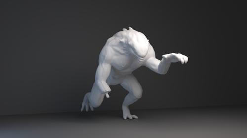 High Poly Monster