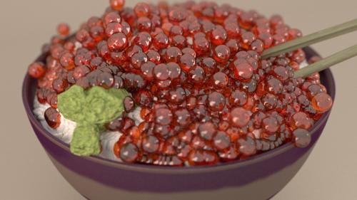 Salmon caviar "Ikura-Don"