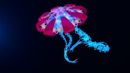 Abstract jellyfish