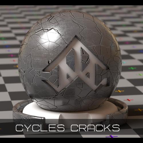 Cycles Procedural Cracks/Scratches with Worn Edges