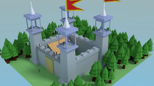 Castle - Low Poly