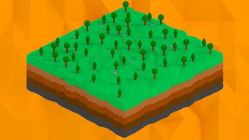 Layered Isometric Scene V1