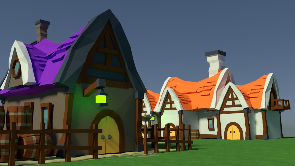 Medieval peasant village