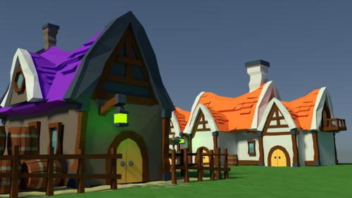 Medieval peasant village
