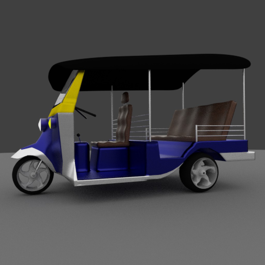 Three Wheeled Taxi