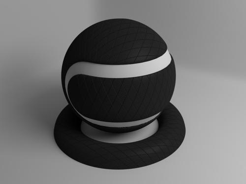 Rhomb Tile Carbon Material (Cycles)