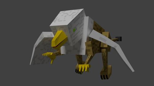 Griffin in minecraft style