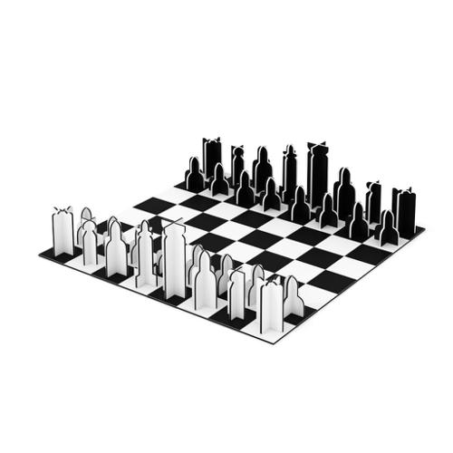 Chocofur cardboard chess
