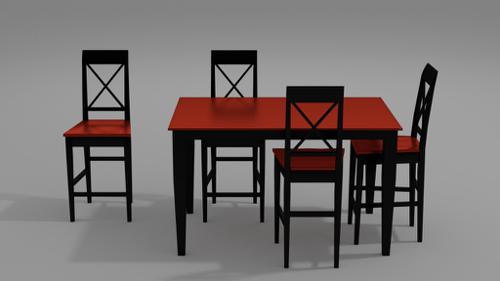 Dining table tall