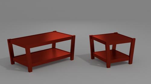 Furniture end and coffee table