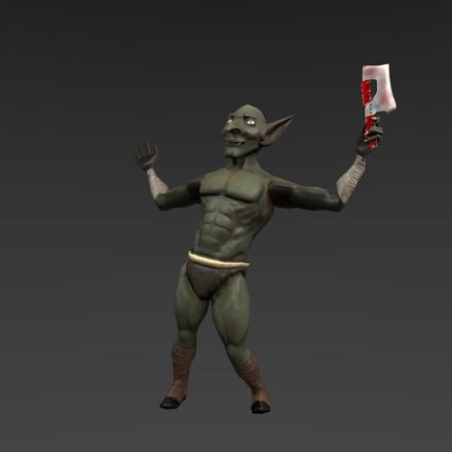 Goblin animated by Motion capture