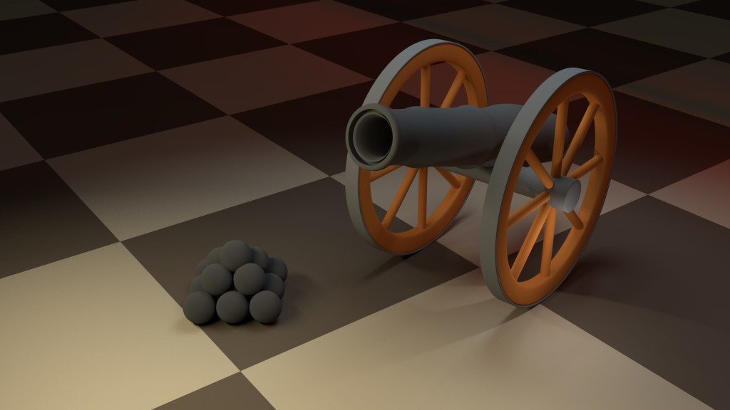 Lo-Poly Cannon