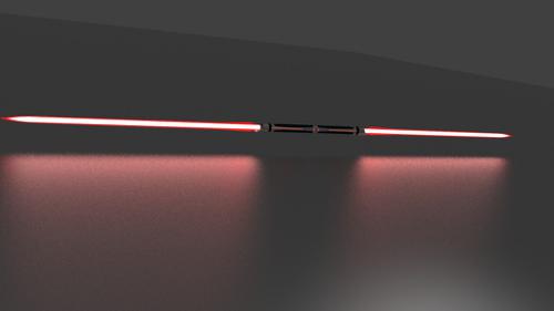 DOUBLE BLADED SITH light saber