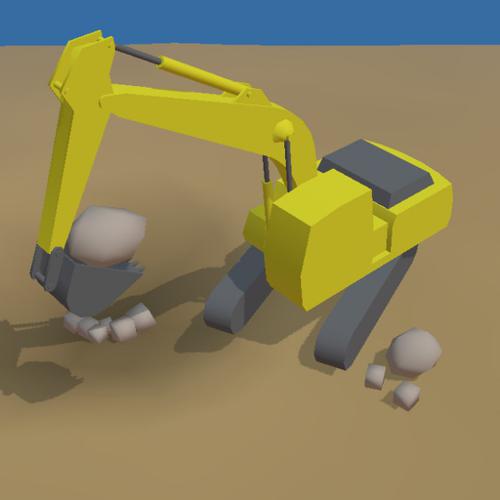 Excavator for game engine