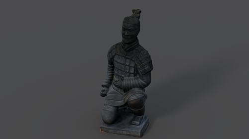 Scanned statue