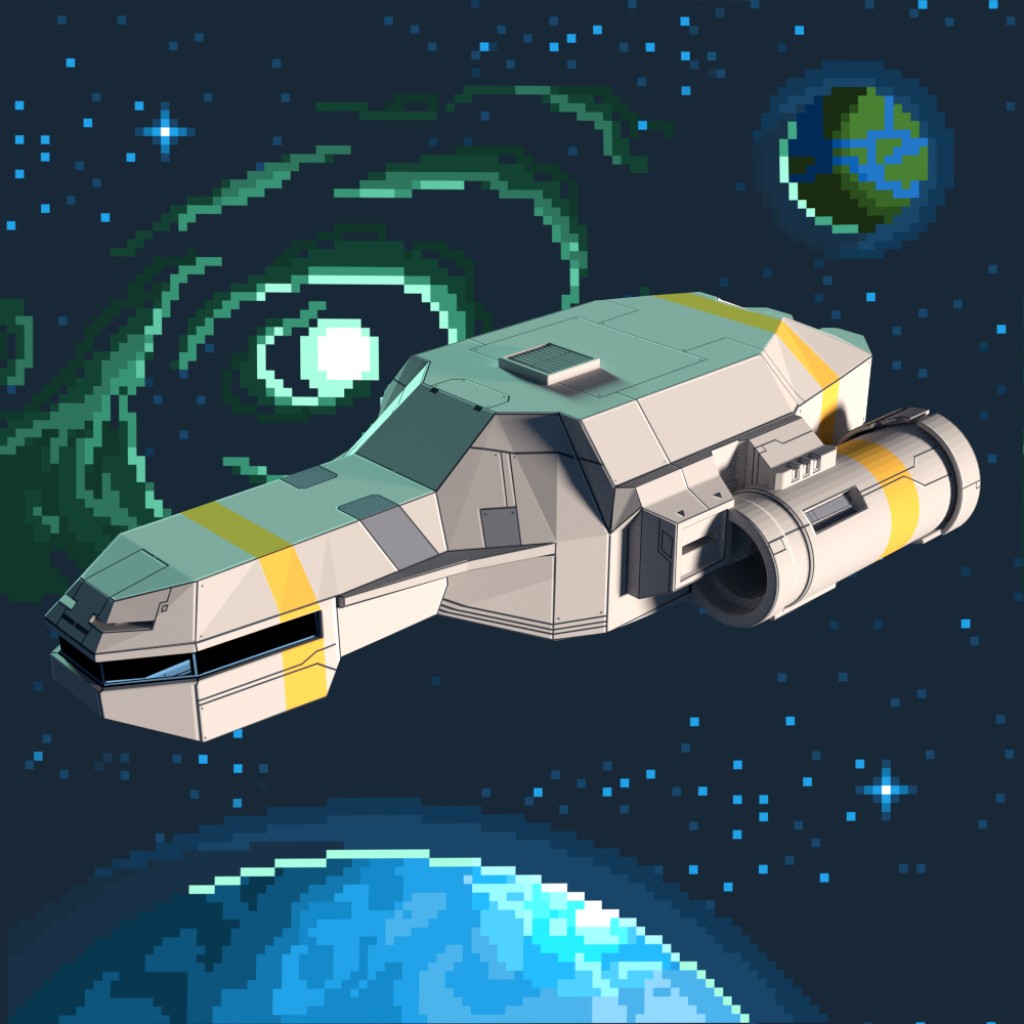 Kestrel Spaceship (faster than light)