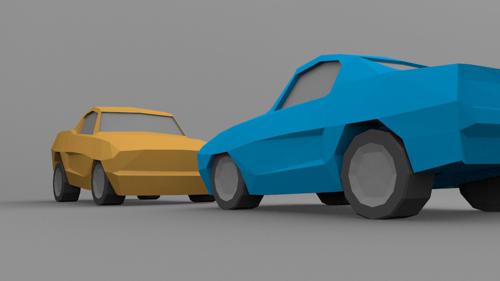 Low poly car