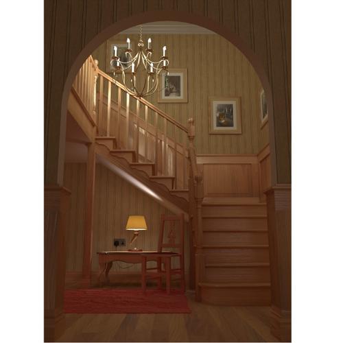 The Wooden Staircase