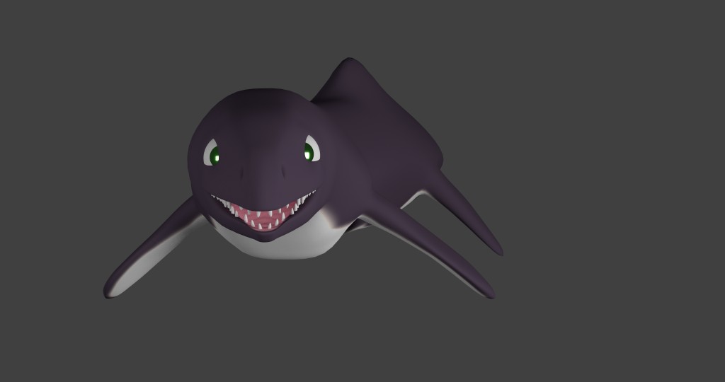 Rigged Mosasaurus