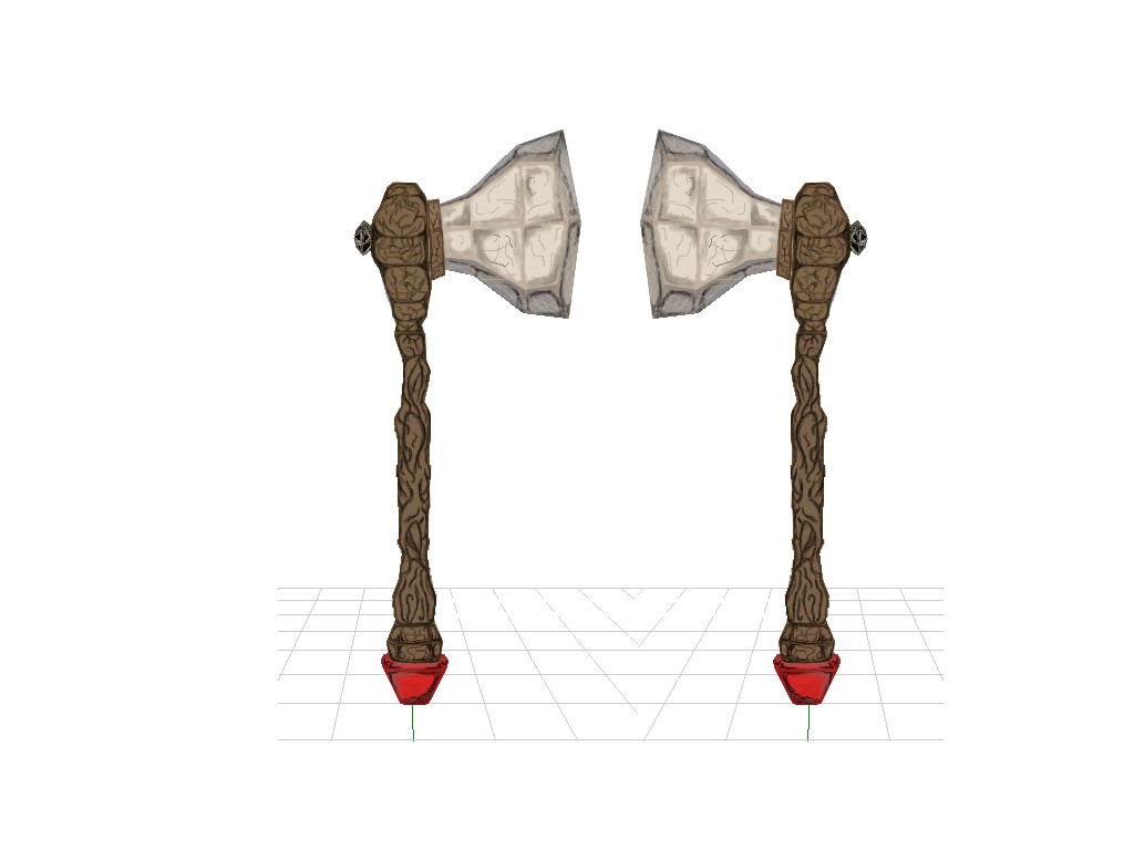 Hand made axe