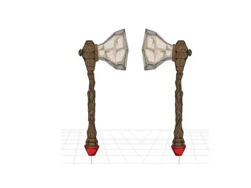 Hand made axe