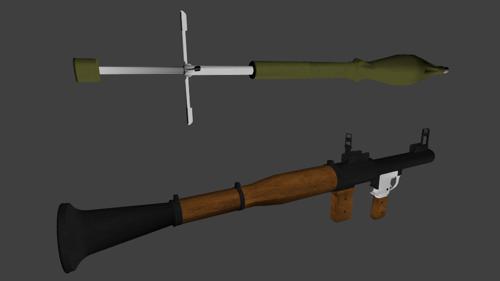 RPG-7 and animated grenade
