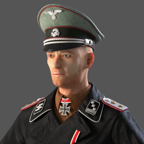 Waffen SS Panzer Captain