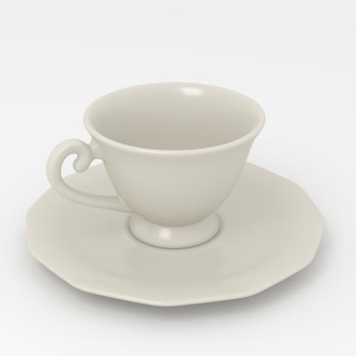 Teacup and saucer