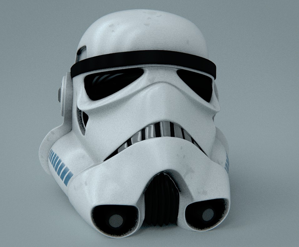 Stormtrooper Helmet by croasan with some UVs