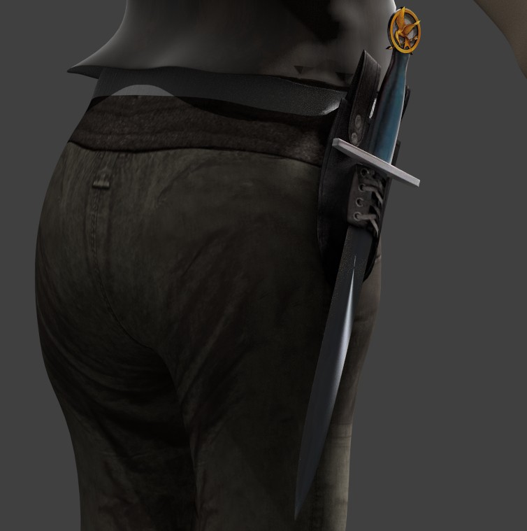 Huntress Dagger + Belt Holder