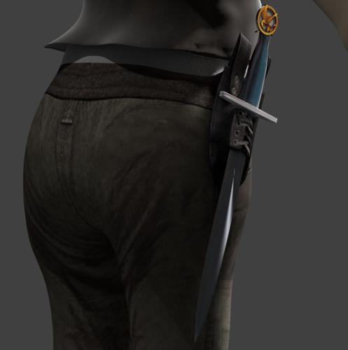 Huntress Dagger + Belt Holder