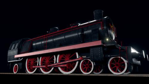Old soviet train