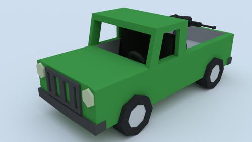 Truck Mounted Machine Gun