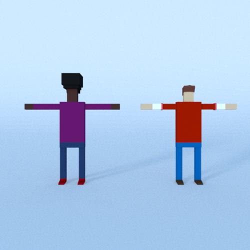 Simple Character Design Models