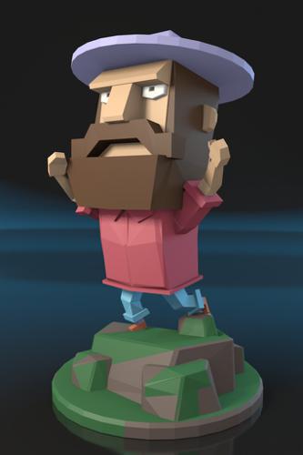 Low Poly Man