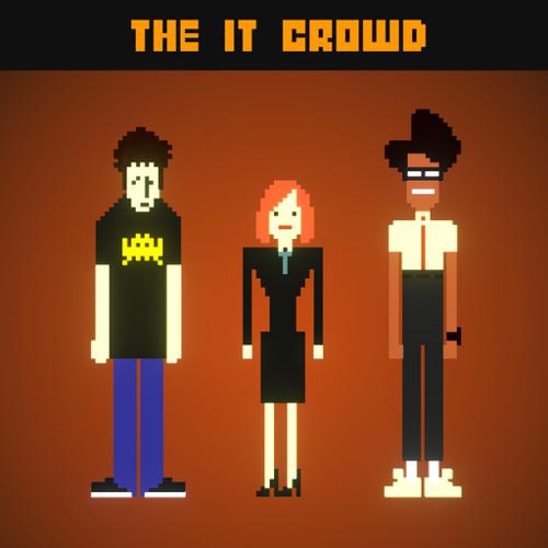 The IT Crowd - Block Art