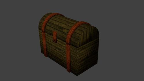 Old wooden chest