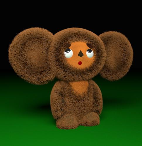 Cheburashka soft toy